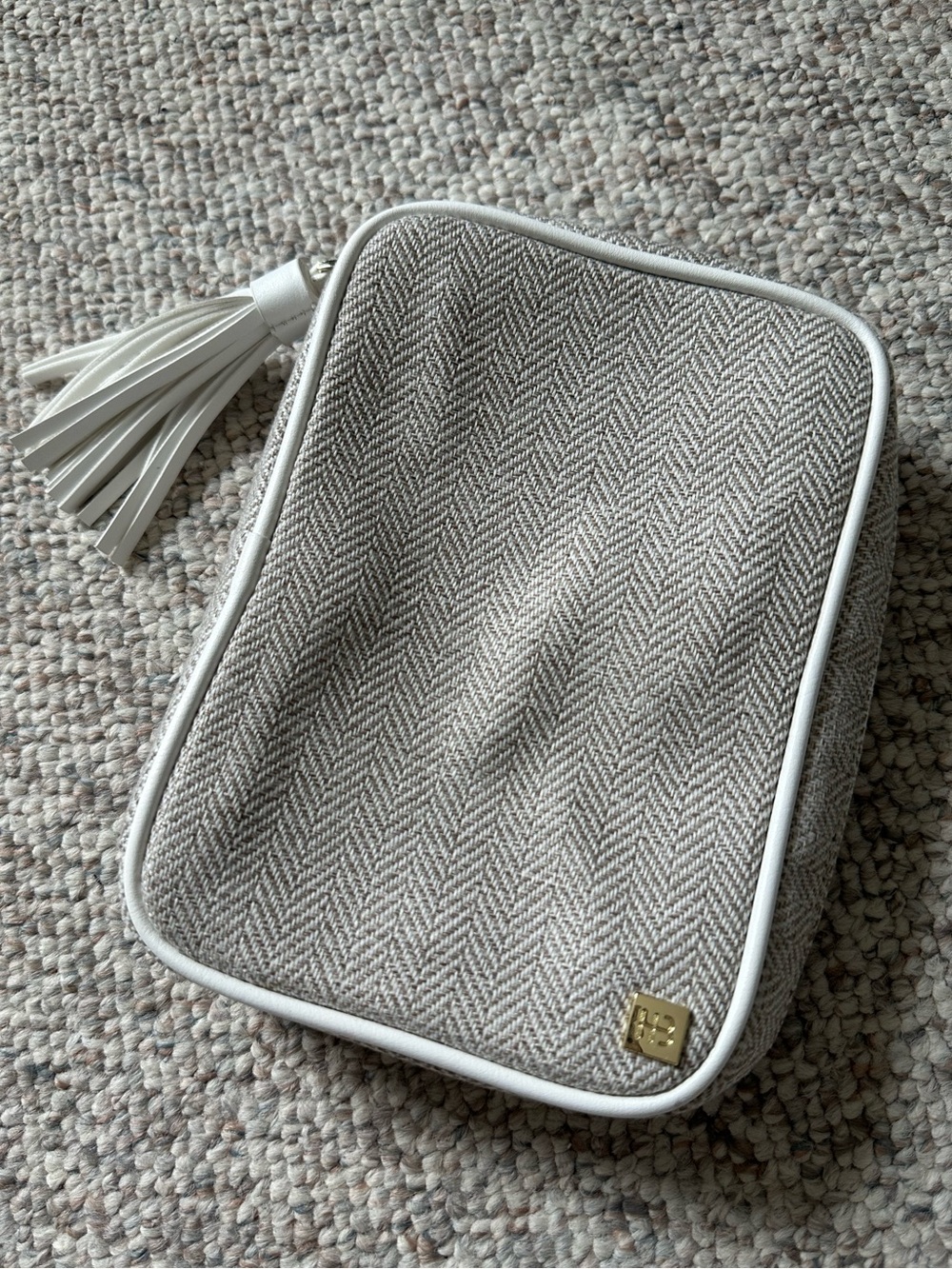Hudson + Bleecker Herringbone Travel Case